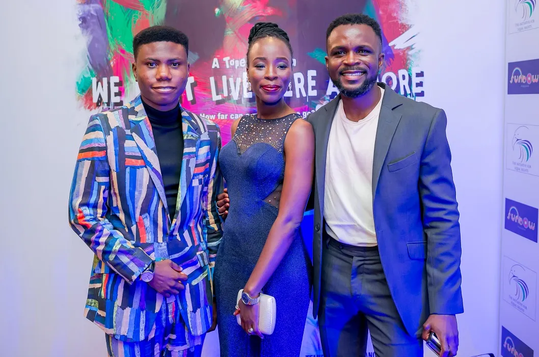 temidayo akinboro2c xeenarh mohammed2c executive director the initiative for equal rights tiers2c olumide makanjuola2c executive producer we dont live here anymore premiere